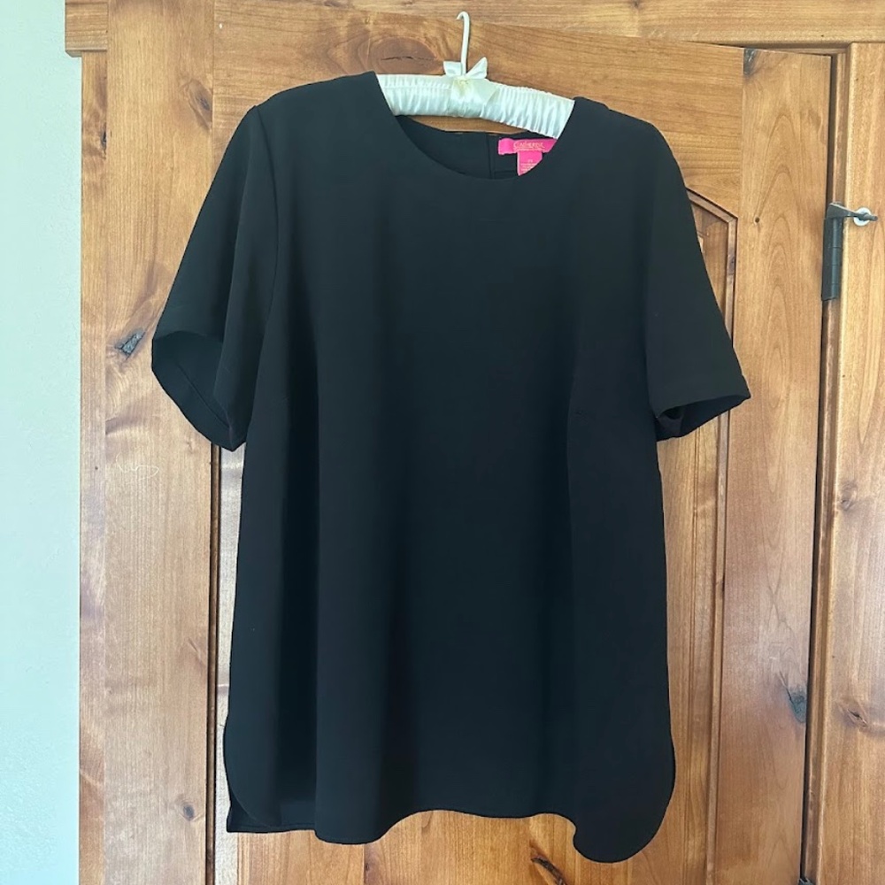 Catherine Malandrino Short Sleeve Button Blouse | NWOT